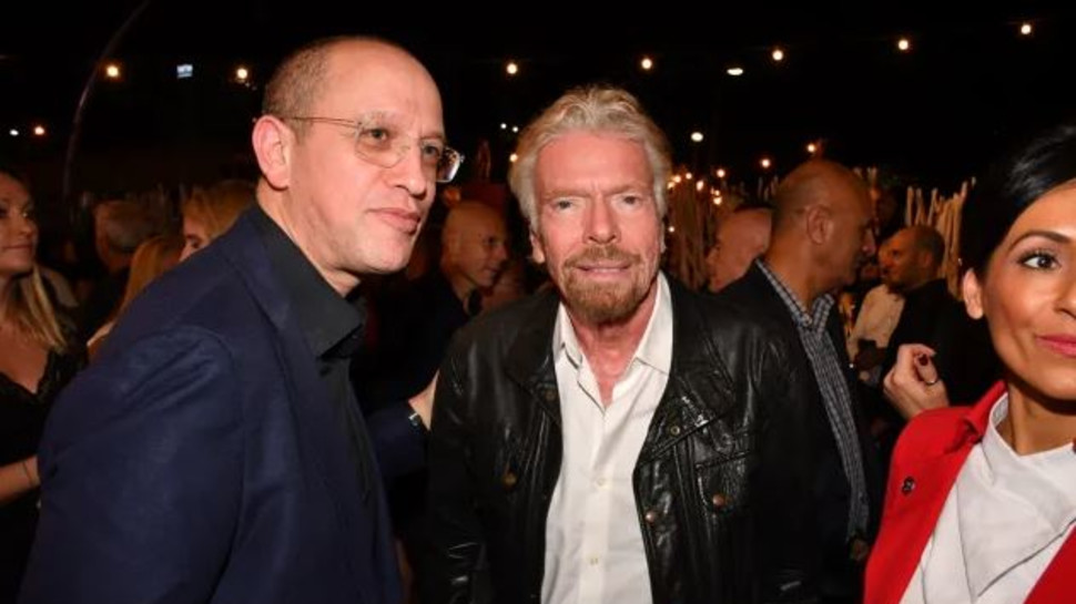 ריצ'ארד ברנסון ושי וייס תמונת ארכיון (צילום: אביב חופי)