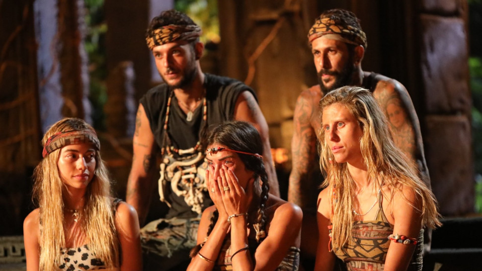 הישרדות VIP, אלינה לוי, ליטל סמדג'ה, אסי בוזגלו, ישראל אוגלבו, אלה איילון (צילום: אור דנון)