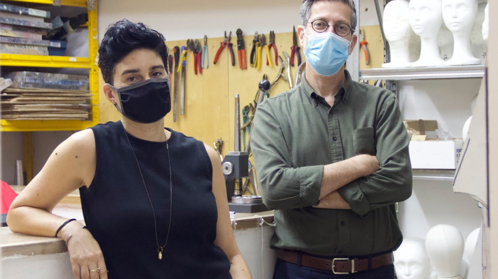 עדי שטרן ושלי סתת-קומבור (צילום: עדן זורניצר)