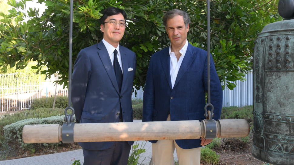 איתן סטיבה ונאקמורה קאזוהיקו (צילום: יוסי זליגר)