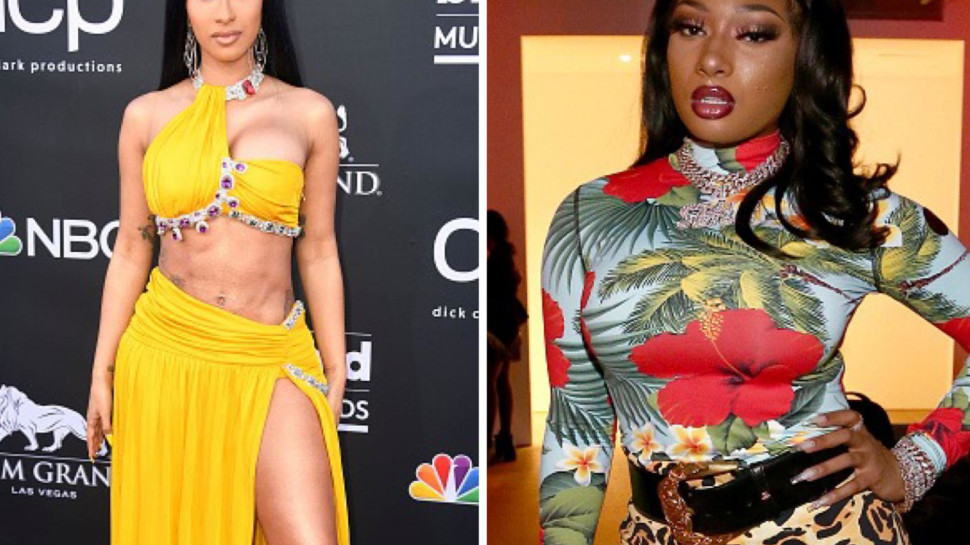 קארדי בי מייגן די סטליון (צילום: Frazer HarrisonGetty Images,jeff kravitz gettyimages)