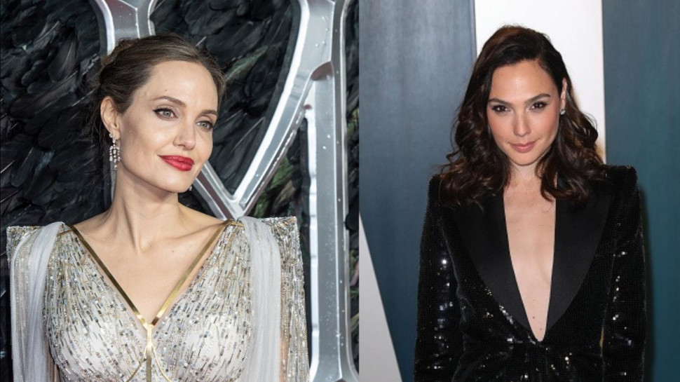 גל גדות, אנג'לינה ג'ולי (צילום: Toni Anne Barson gettyimages,SOPA Images gettyimages)