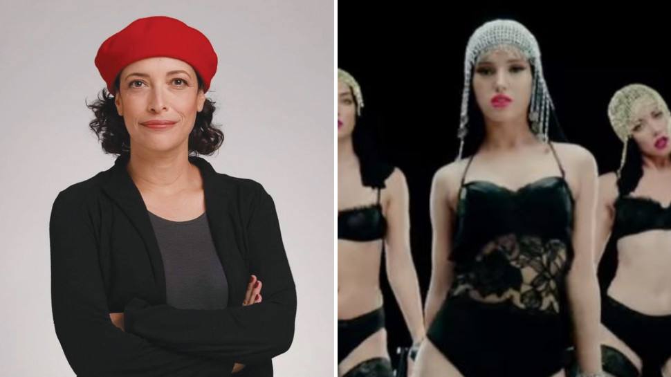 עדי ביטי, תהילה פרידמן (צילום: צילום מסך יוטיוב,קמפיין כחול לבן)