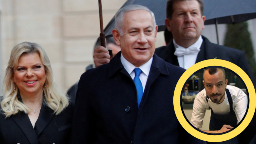 שרה נתניהו, בנימין נתניהו, משה סיבוני (צילום: רויטרס,צילום מסך אינסטגרם)