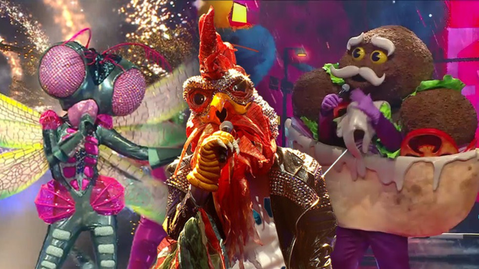 הזמר במסכה (צילום: צילום מסך מתוך קשת 12)