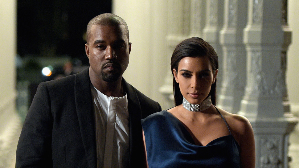 קים קרדשיאן, קניה ווסט (צילום: Jason Kempin/Getty images)