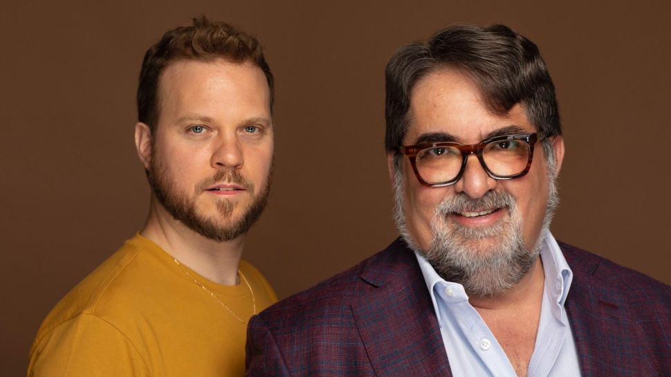 גדעון תדמור ואמיליו שנקר (צילום: דניאל קמינסקי)