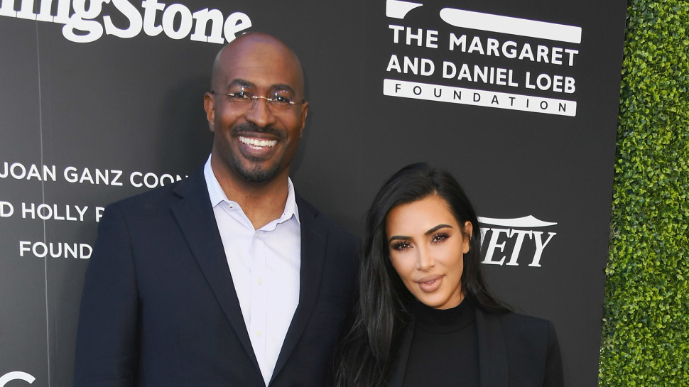 קים קרדשיאן, ואן ג'ונס (צילום: Getty images/Jon Kopaloff )