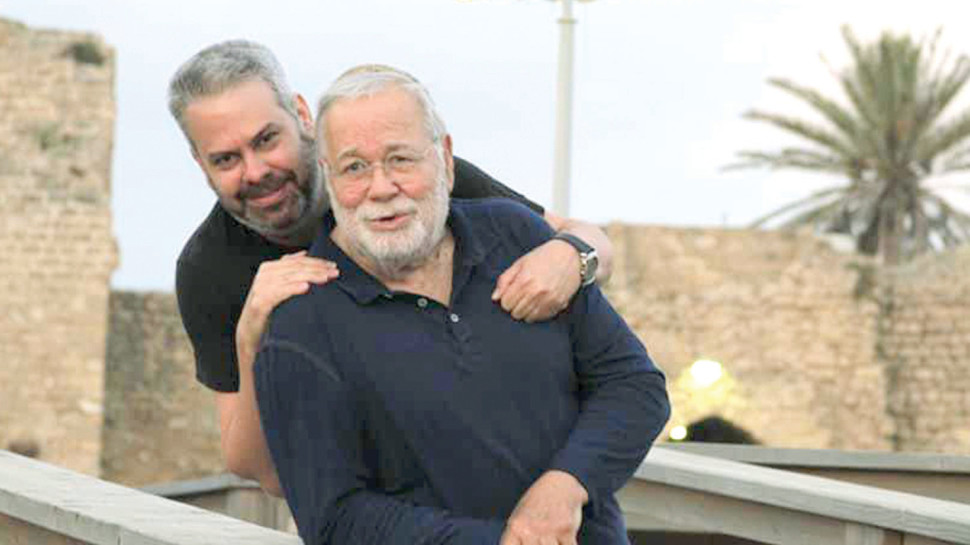 יהודה בארקן ז"ל, רועי ברקן (צילום: עידו ברקן)