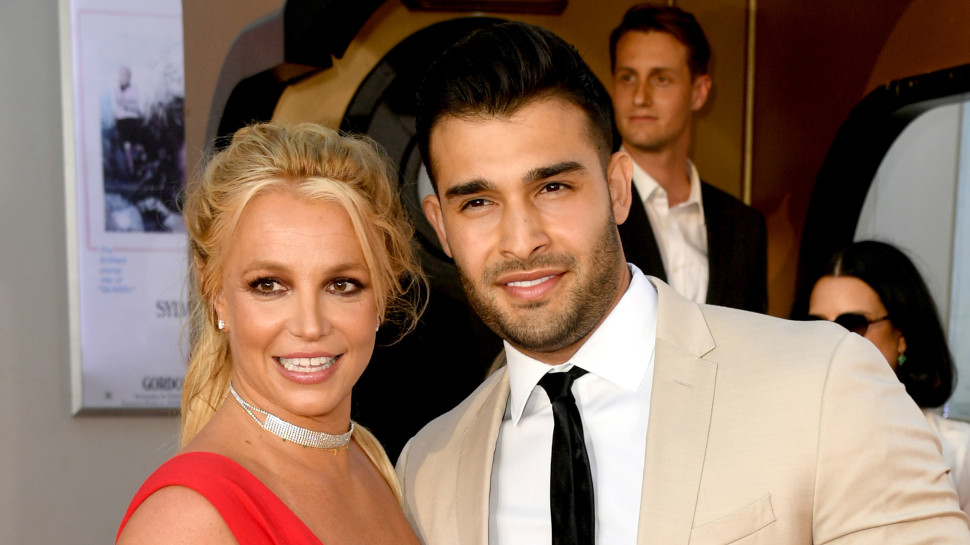 בריטני ספירס, סם אסגרי (צילום:  Kevin Winter/Getty images)