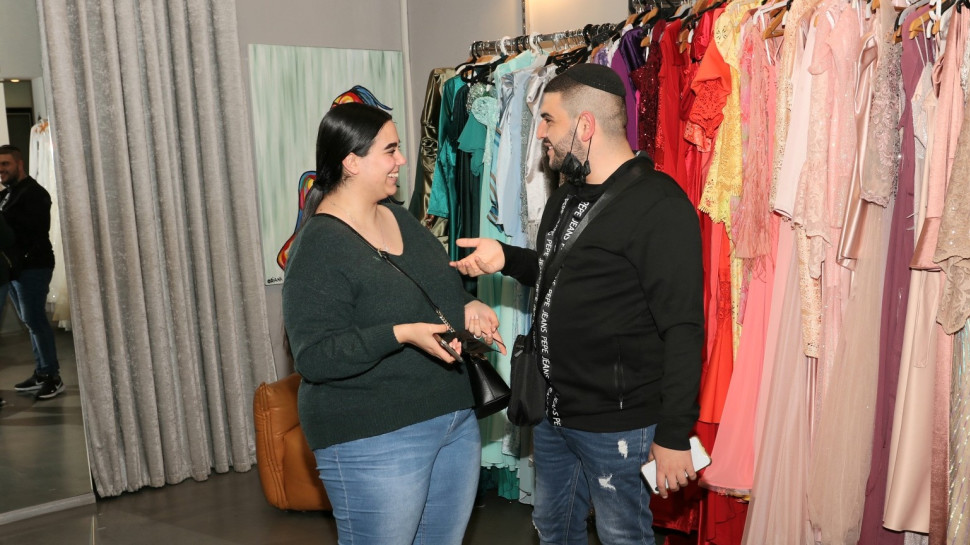 שלומי יפרח וארוסתו טליה (צילום: אור גפן)