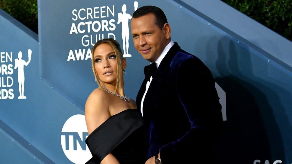 ג'ניפר לופז, אלכס רודריגז (צילום: Mike Coppola/Getty images)