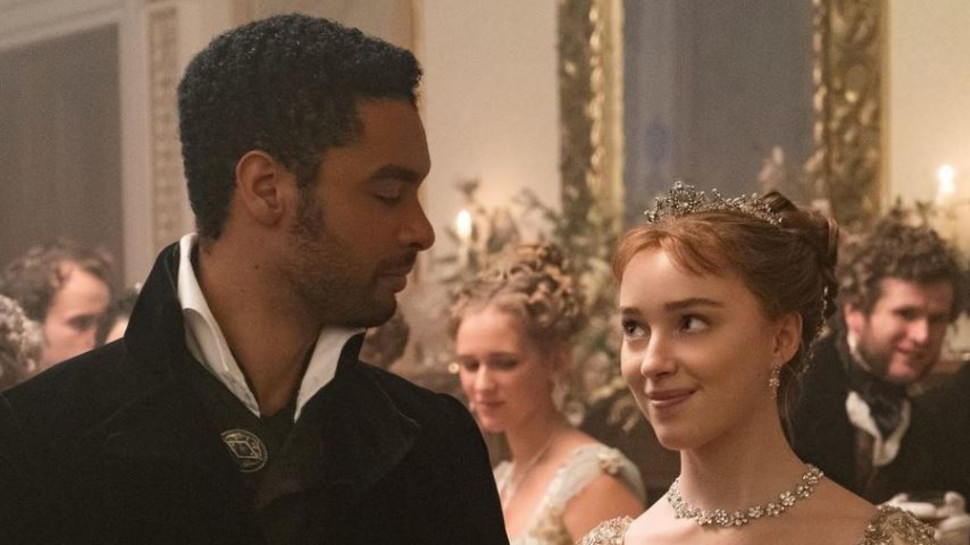 פיבי דינבור, רגה ז'אן פייג', ברידג'רטון (צילום: צילום מסך נטפליקס)