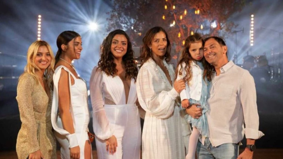 שמעון, גאיה, שלי רון, נועה ולי מנחם (צילום: מיקאל פייר כהן)