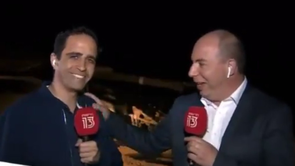 אור הלר, אלמוג בוקר (צילום: צילום מסך רשת 13)