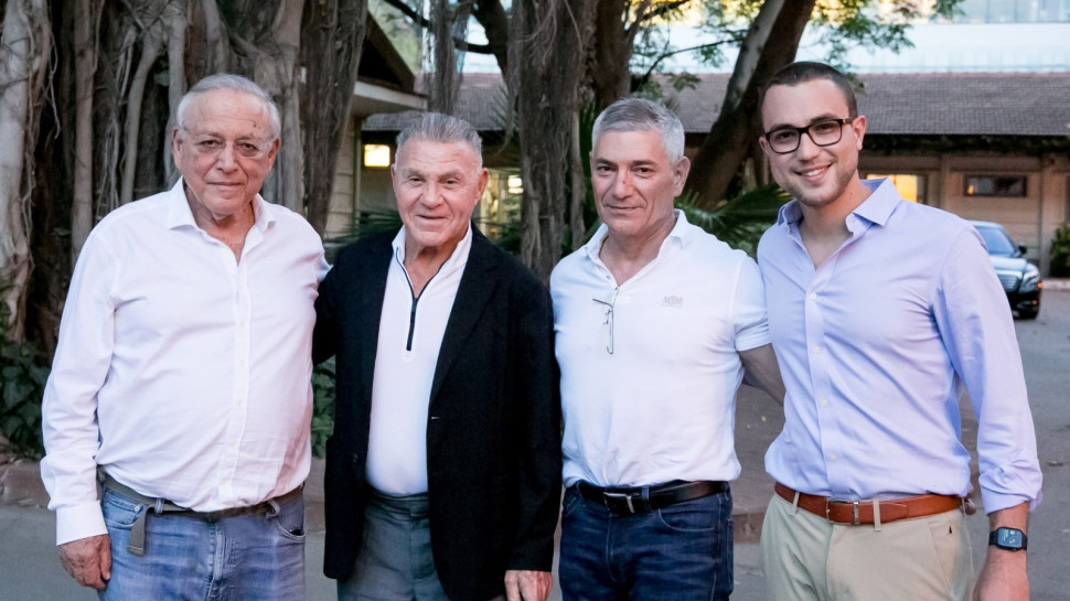  עומר, יואב, אלי פפושדו ואוריאל רייכמן (צילום: עופר עמרם)