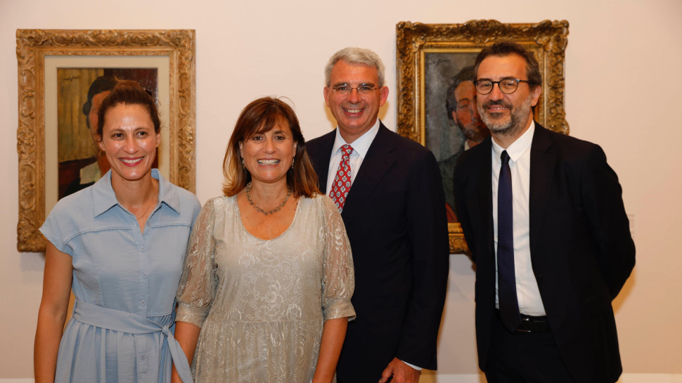 פאביו רוג׳רלו , ג'יאנלואיג'י בנדטי,  טניה כהן-עוזיאלי וסופיה בארי ליפשיץ (צילום: גיא יחיאלי)