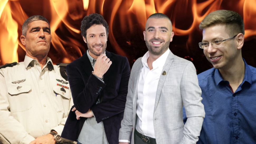 יאיר נתניהו, עומר אדם, רון שחר, טל רוסו (צילום: גילי יערי, פלאש 90,עדי אורני,אדי ישראל,ערן לם)