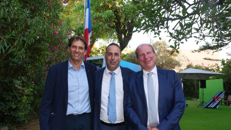 אריק דנון, אלון נטע ואמיר הלוי (צילום: תמר מצפי)