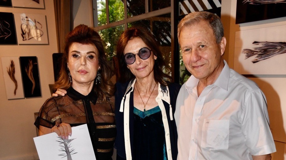 מאיר שטרית, כרמל אילן ורות שטרית (צילום: אביב חופי)