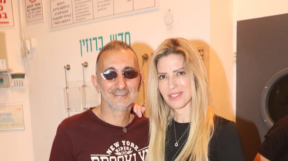 שמעון בוסקילה ובת הזוג (צילום: ניר פקין, באדיבות וואלה!)