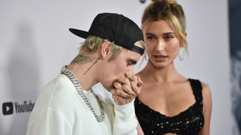 ג'סטין ביבר, היילי בולדווין ביבר (צילום:  Alberto E. Rodriguez \ Getty Images)