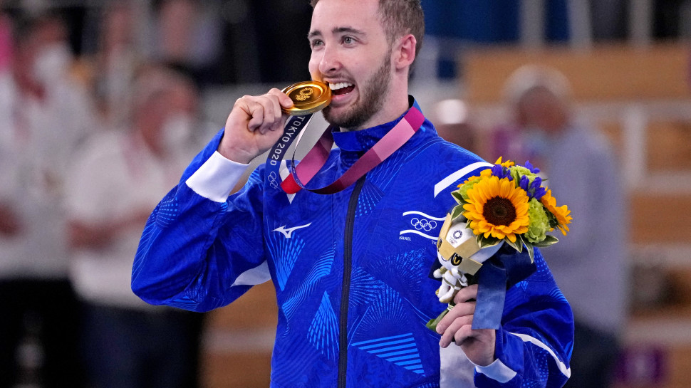 ארטיום דולגופיאט זכה במדליית זהב בהתעמלות (צילום: Robert Deutsch-USA TODAY Sports)
