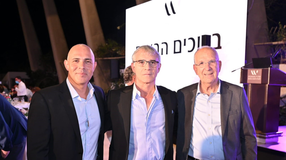 שמשון הראל, ישי דוידי ואלון חן (צילום: אוהד הרכס ואיתי בלסון מכון ויצמן למדע)