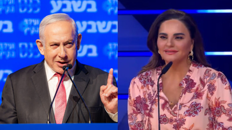 אופירה אסייג, בנימין נתניהו (צילום: חיים טויטו,צילום מסך קשת 12)