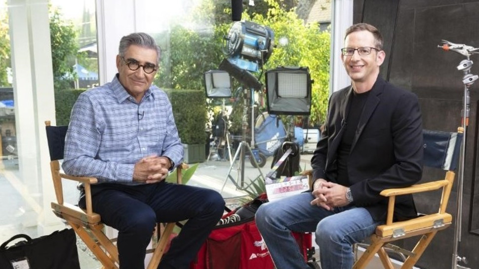 ברק עילם ויוג'ין לוי (צילום: לייסי טרל)