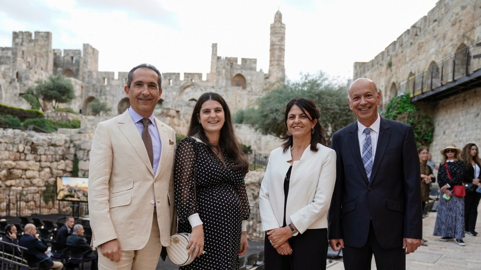 דני ממירן, אילת ליבר, אנג'לינה דרהי ופטריק דרהי (צילום: ריקי רחמן)