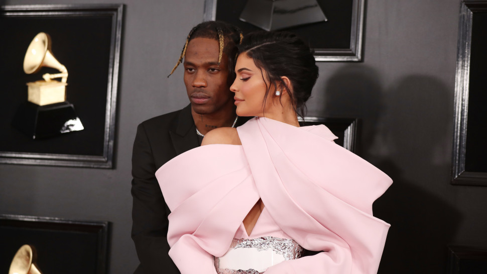 קיילי ג'נר, טראוויס סקוט (צילום: רויטרס)