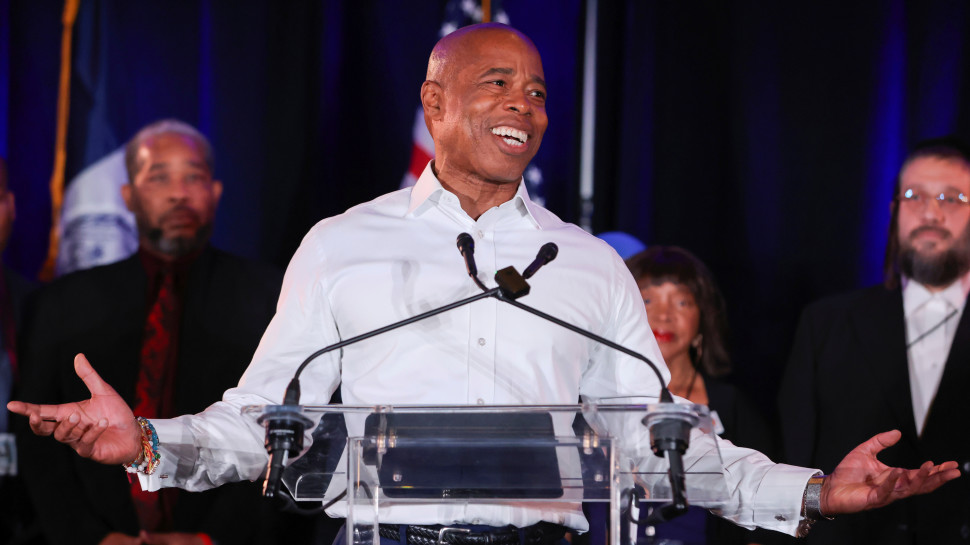 אריק אדמס, ראש העיר של ניו יורק (צילום:  REUTERS/Andrew Kelly)