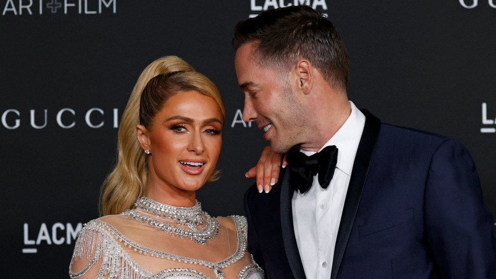 פריס הילטון, קרטר ראום (צילום: Getty images, MICHAEL TRAN)