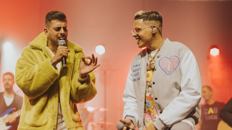 סטטיק, בן אל תבורי (צילום: אביב אברג'ל)