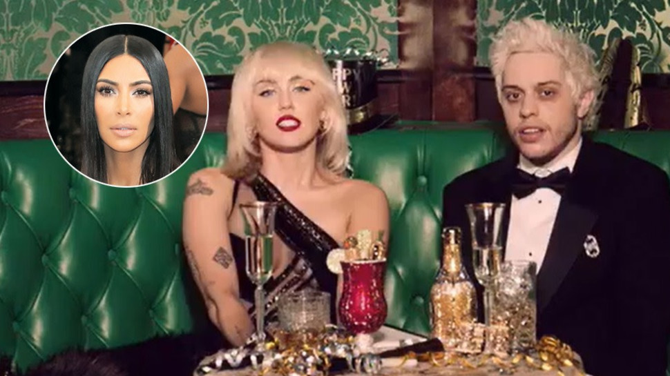 פיט דיווידסון, מיילי סיירוס, קים קרדשיאן (צילום: רויטרס,צילום מסך יוטיוב)