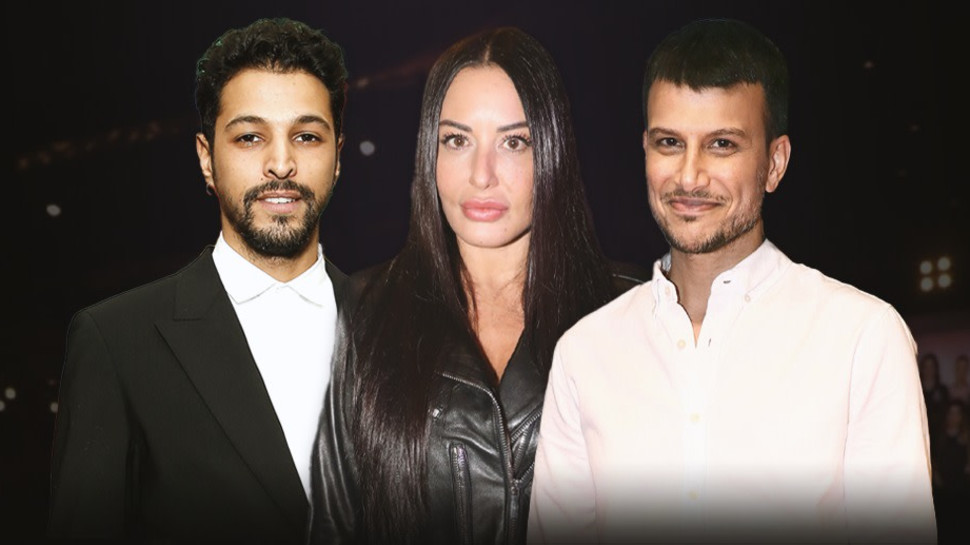 אסי עזר, מאיה בוסקילה, יהודה נהרי (צילום: אור גפן,רפי דלויה,Getty Images -John Lamparski)