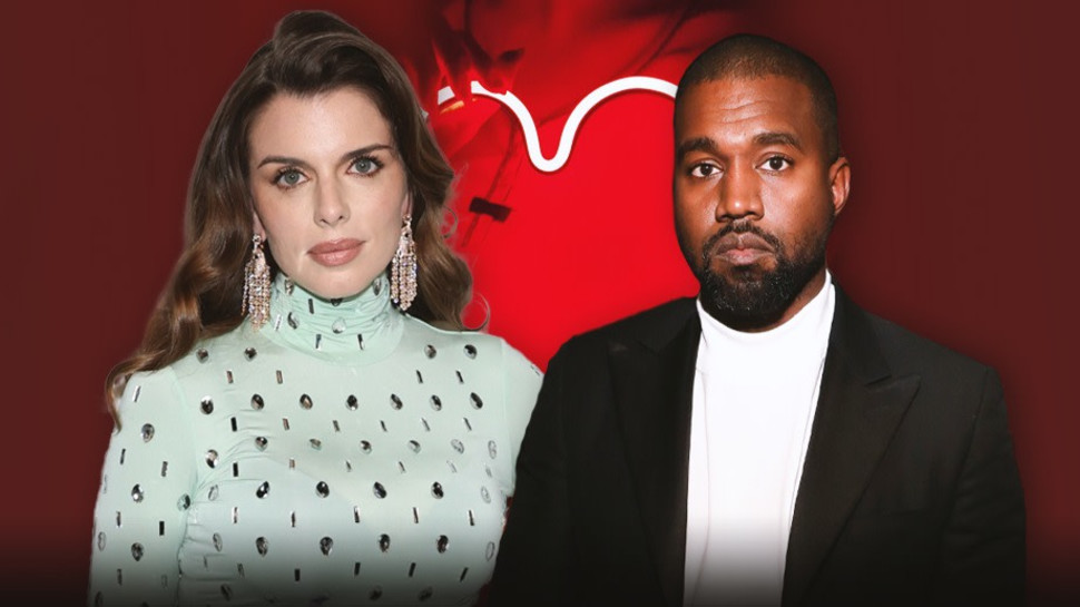 קניה ווסט, ג'וליה פוקס (צילום: getty images/Robin Marchant,getty images/Dimitrios Kambouris)