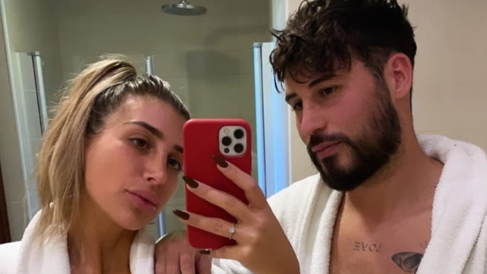 מעיין אשכנזי והחבר החדש (צילום: צילום מסך אינסטגרם)