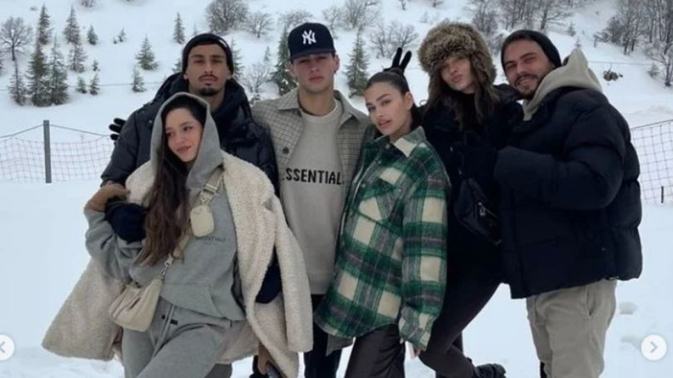 רועי סנדלר, אנה זק, רומי פרנקל, ברק שמיר, תומר אלוף, ספיר אלחמיסטר (צילום: צילום מסך אינסטגרם)