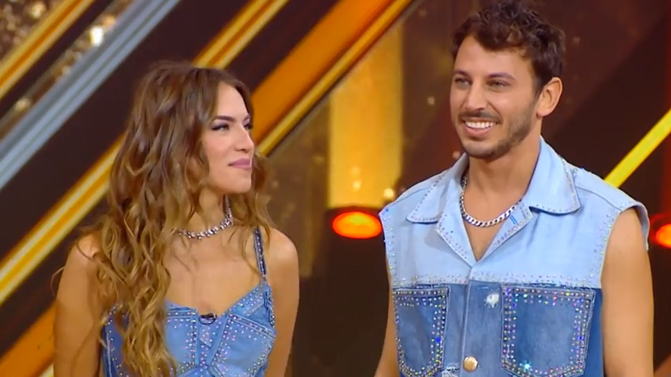 לירן דנינו, ג'וליה שחר (צילום: צילום מסך קשת 12)