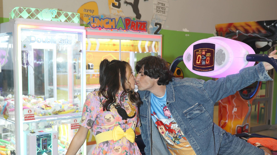 מני ממטרה ופרלה דנוך בחגיגות יום הולדתם (צילום: אור גפן)