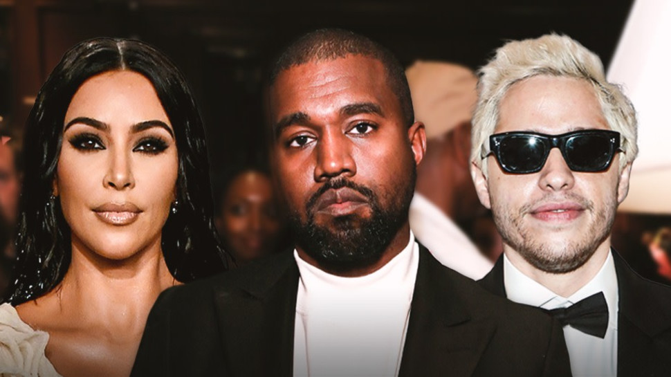 פיט דיווידסון, קניה ווסט, קים קרדשיאן (צילום: Frazer Harrison / Staff ,Paul Morigi / Stringer,Robin Marchant / Stringer - Getty Images)