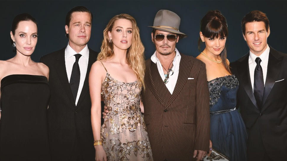 הגירושים הכי מכוערים בהוליווד (צילום: Anthony Harvey/ gettyimages,Jason Merritt getty images,Dimitrios Kambouris/Getty Images)