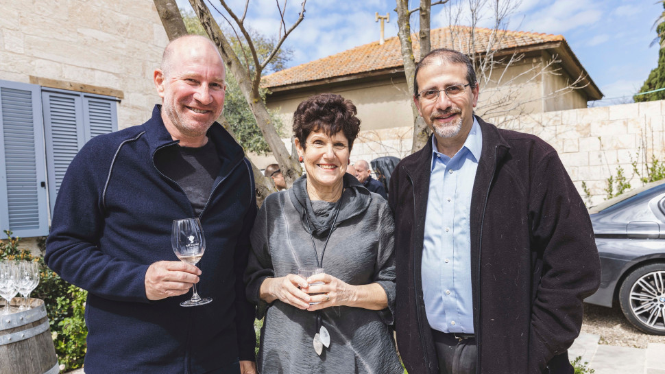 דן שפירו, ג׳ואן נייתן ואלי וורטמן (צילום: איתי סליקטר)