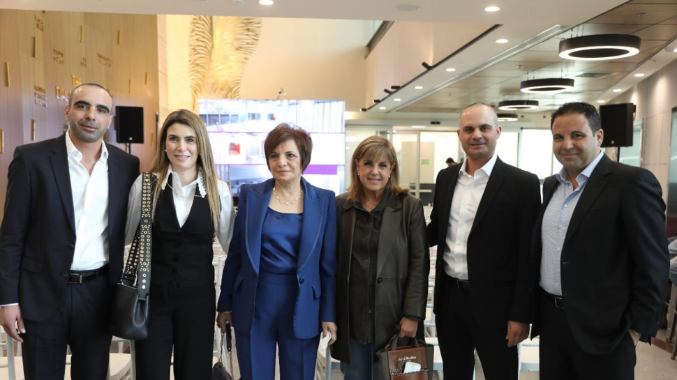 עלא טנוס, אליאס טנוס, ליאורה עופר, אוה טנוס, רדיר טנוס, ווסים טנוס (צילום: דוברות רמב"ם)