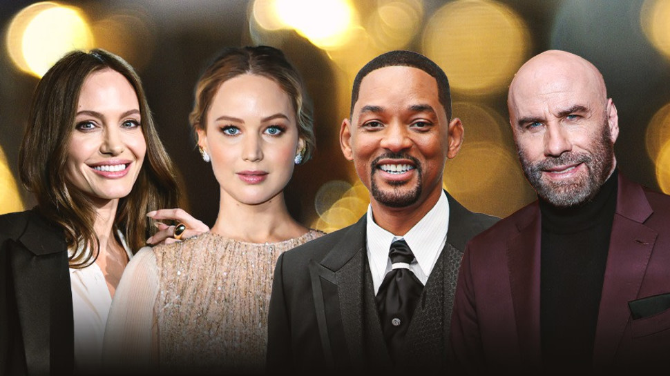 ג'ון טרבולטה, וויל סמית' ג'ניפר לורנס, אנג'לינה ג'ולי (צילום: gettyimages)