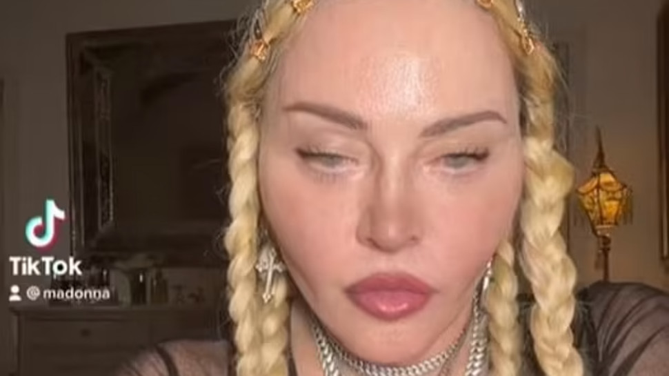 מדונה (צילום: צילום מסך טיקטוק)