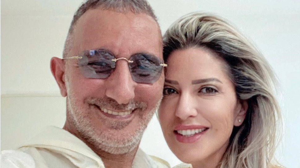 שמעון בוסקילה ובת הזוג יפעת (צילום: יח"צ)