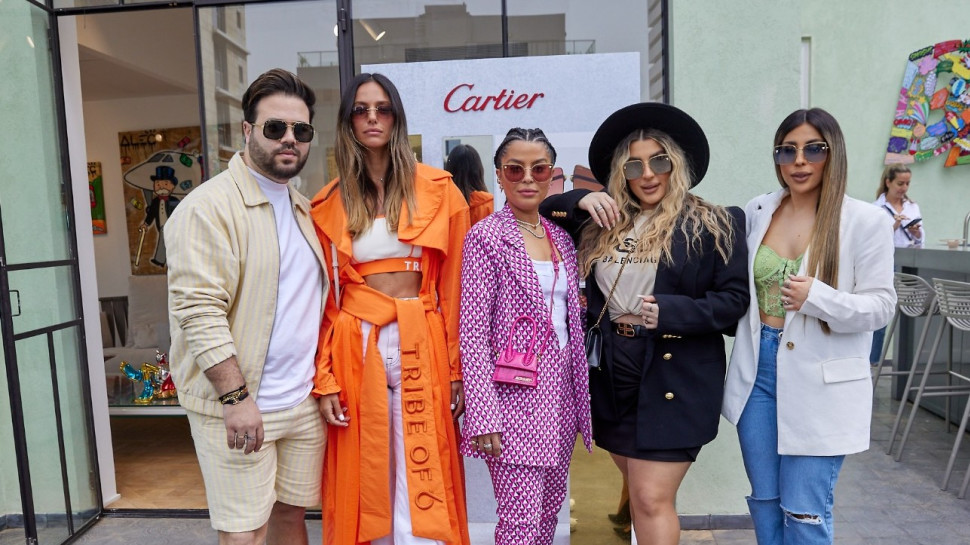 קים מנשרוב, סינדי דזן מנשרוב, אורטל בניסטי, נעמה מריומה, אלירן דזן (צילום: שוקה כהן)